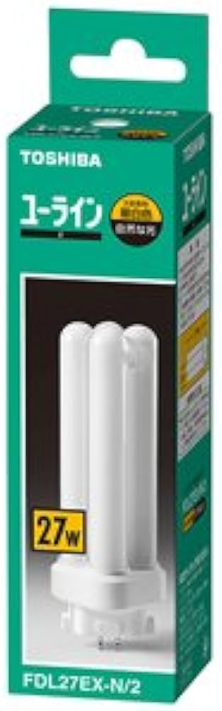 Amazon | 東芝 コンパクト形蛍光ランプ27形・昼白色TOSHIBA ユーライン