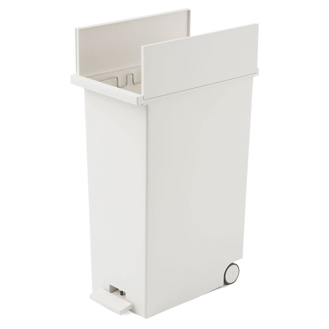 Amazon｜[ケユカ] テレビで紹介 両開きダストボックス LL 42L 白