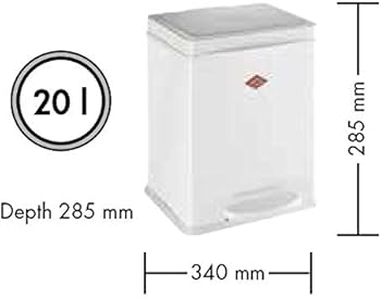 Amazon｜WESCO(ウェスコ) キッチンペダルビン&プラスチックライナー20L