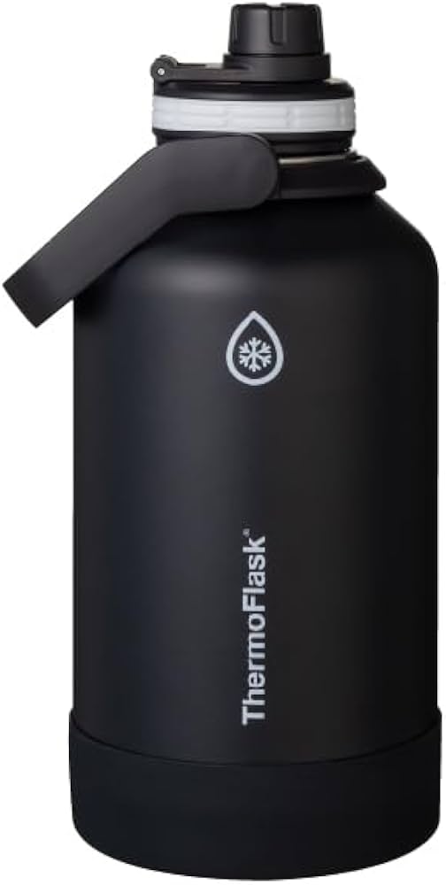 Amazon | サーモフラスク 1.9L ブラック 保冷専用 水筒 ステンレス