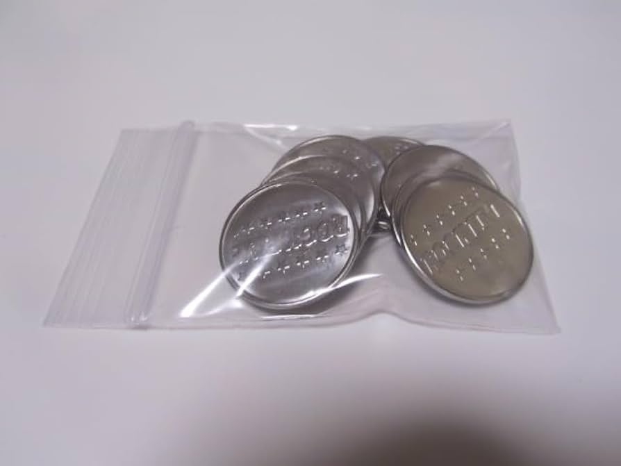 Amazon.co.jp: スロット用 メダル・コイン 25パイ 同一柄 ステンレス