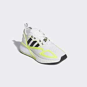 Amazon.com | adidas ZX 2K Boost Shoes Kids', White, Size 6 | Running