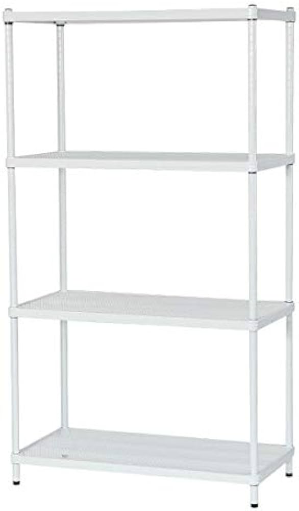 Amazon｜スチールラック ハイタイプ メタルラック 幅90 奥行45 高さ160