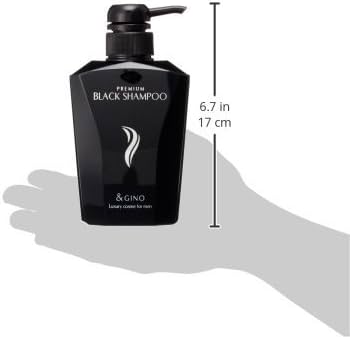 Amazon | &GINO 頭皮ケア プレミアムブラックシャンプー 400ml