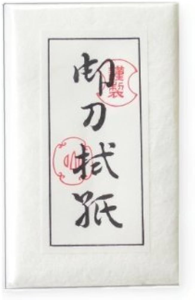 Amazon.co.jp: 刀剣手入具 刀拭紙 : スポーツ＆アウトドア