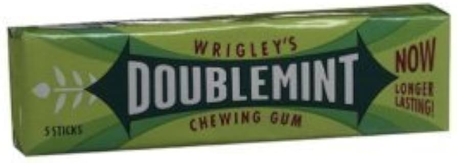 Amazon.com : Wrigleys Doublemint Chewing Gum 5 Stick Packs 40