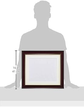 Amazon | FUJICOLOR 木製額 肖像額 S10 4切 ブラウン 407208 | 額縁