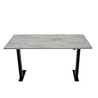 Amazon.co.jp: PAXTON 電動式昇降デスク デュアルモーター 配線トレイ