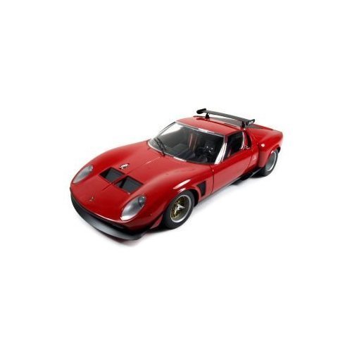 Amazon | 1/12 ランボルギーニ イオタ SVR (レッド) 完成品 | ミニカー
