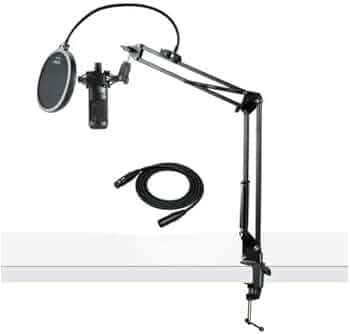 Amazon.com: Audio Technica AT2035 Microphone with Knox Gear Pop