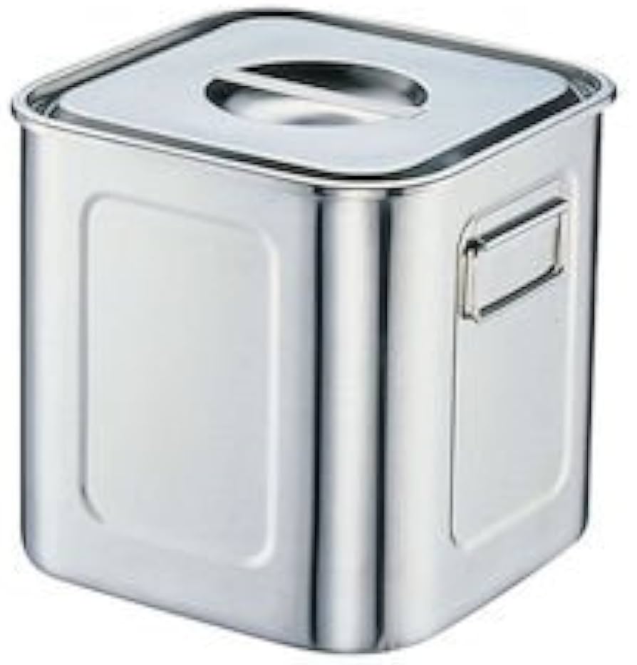Amazon｜三宝産業 深型角キッチンポット(手付) 19.5cm 18-8ステンレス