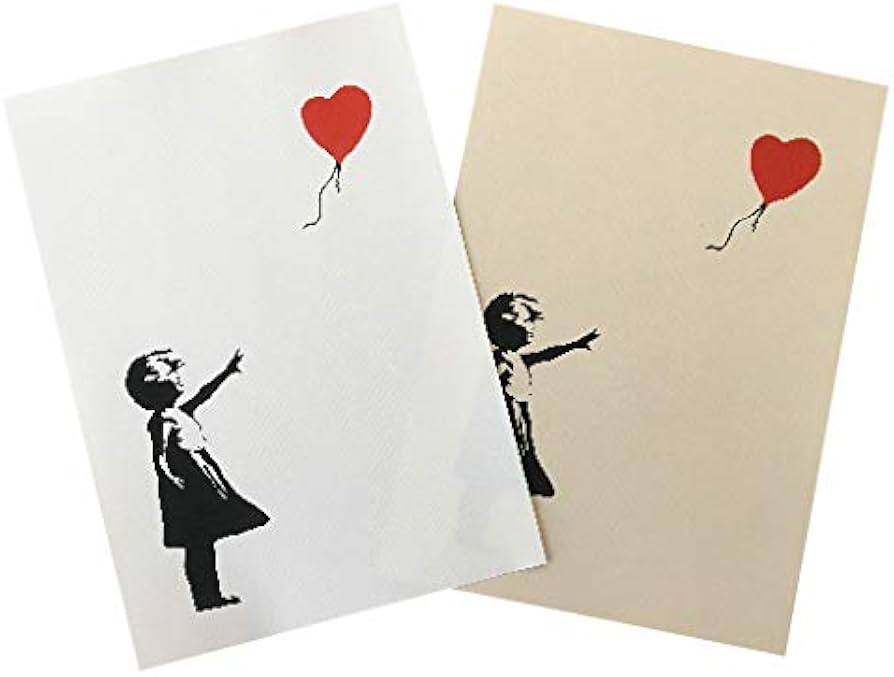 Amazon.co.jp: バンクシー BANKSY Girl-With-Balloon 風船と少女