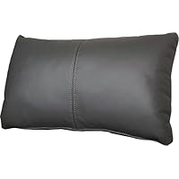 Amazon｜長方形 本革クッション (3 グレージュ)｜ソファ・カウチ