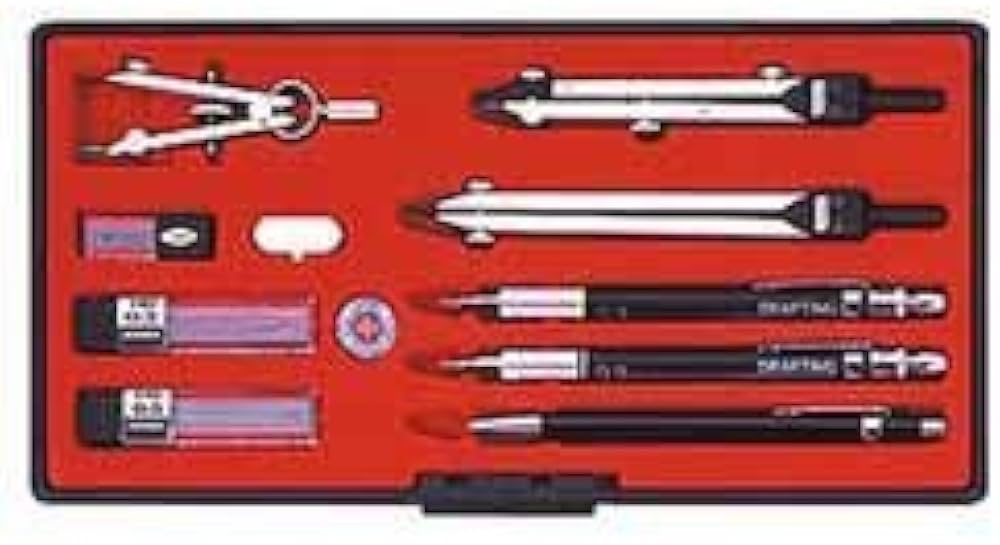 Amazon | ウチダ KD型製図器 SEセット 『SE13品組 鉛筆製図セット』 1