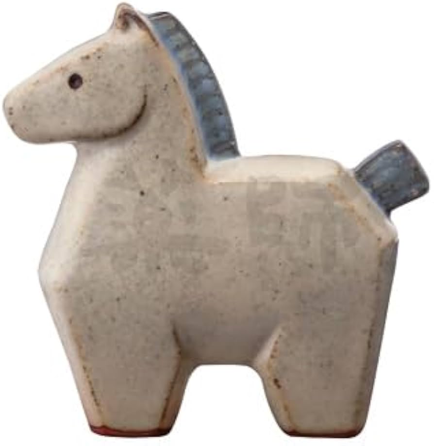 Amazon.co.jp: 薬師窯(yakushigama) 陶彩 招福 干支 (午) 【147-午