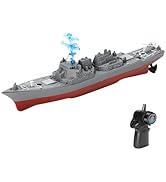 Amazon.com: Dodoore Remote Control Warship RC Military Battleship