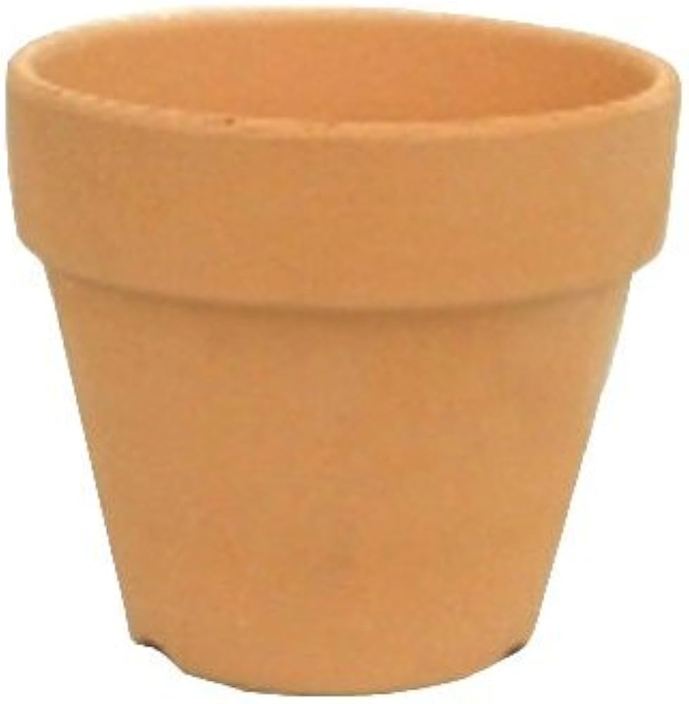 Amazon | 素焼き鉢 2号 ／植木鉢 240個入 国内三河焼 | 鉢