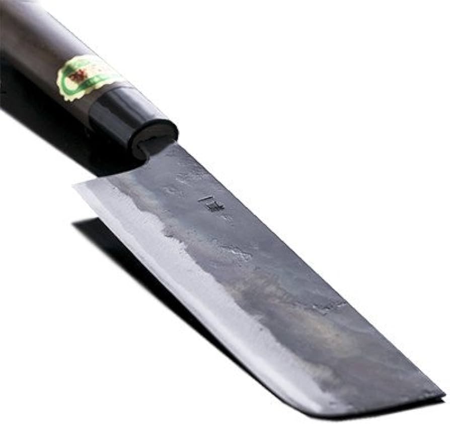 Amazon | 土佐の伝統工芸品 「忠義 黒打両刃菜切包丁（48mm×165mm