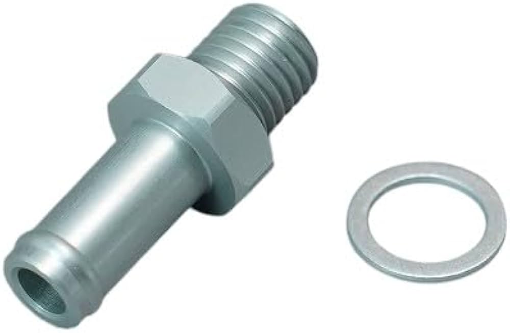 Amazon.co.jp: ミニモト ストレートニップルM10×φ8ホース用 シルバー