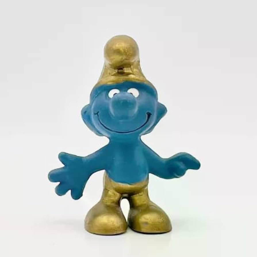 Amazon.co.jp: レア スマーフ ゴールド スマーフ フィギュア #20005