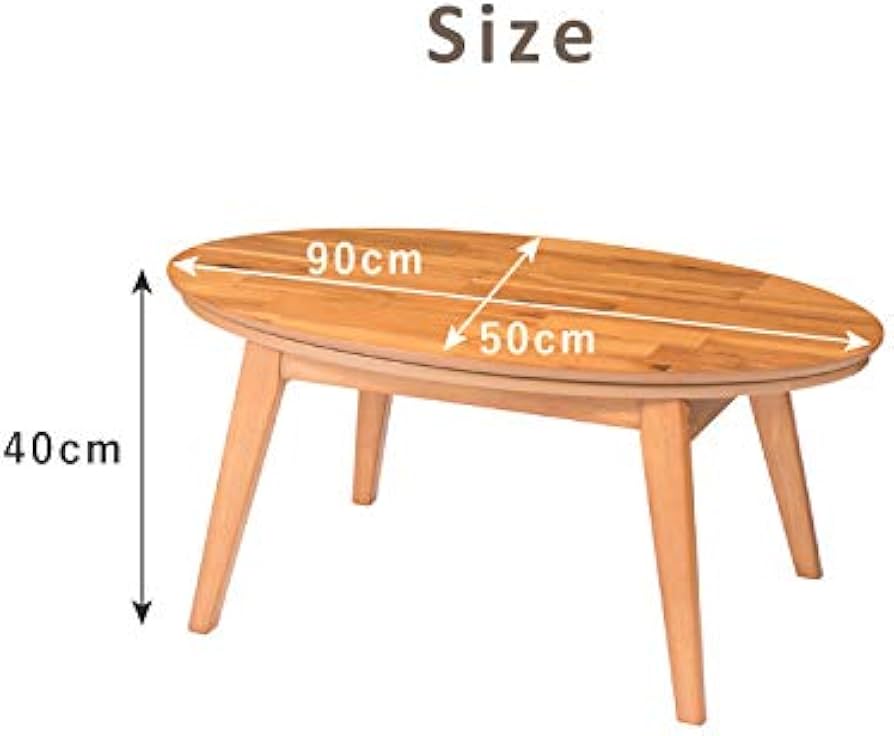 Amazon.co.jp : 楕円こたつ noix ノワ 幅90 : ホーム＆キッチン