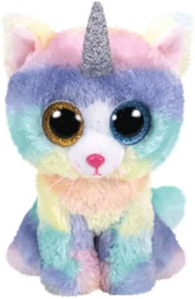 Amazon.com: Beanie Baby Heather Unicorn Cat Stuffed Animal Plush