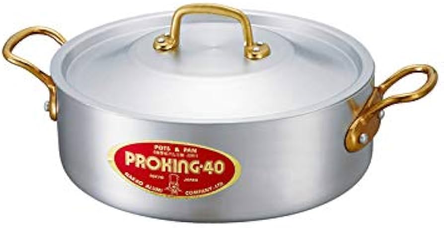 Amazon | プロキング外輪鍋（ソトワール）24㎝ PK-3 蓋付 極厚アルミ