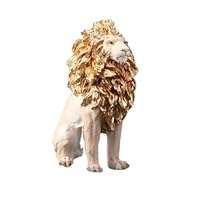 Amazon.co.jp: ライオン匹彫刻 置物 彫刻家の装飾アクセサリー工芸品の