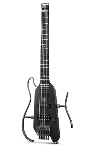 Amazon | Donner HUSH-X エレキギター ヘッドレス トラベルギター