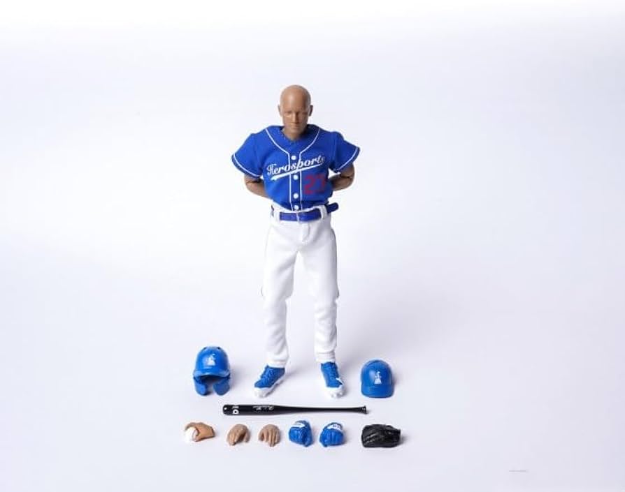 Amazon.co.jp: DID 1/12 フィギュア 野球選手 素体、ヘッド 服セット