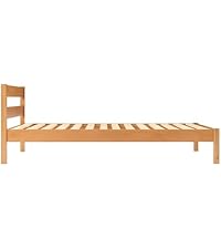 Amazon｜無印良品 木製ベッド スモールサイズ 幅83×奥行201.5×高さ74cm