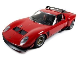 Amazon | 1/12 ランボルギーニ イオタ SVR (レッド) 完成品 | ミニカー
