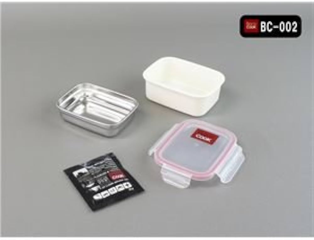 Amazon｜バロクック（BAROCOOK） 加熱式弁当箱【角形／Sサイズ】 320ml