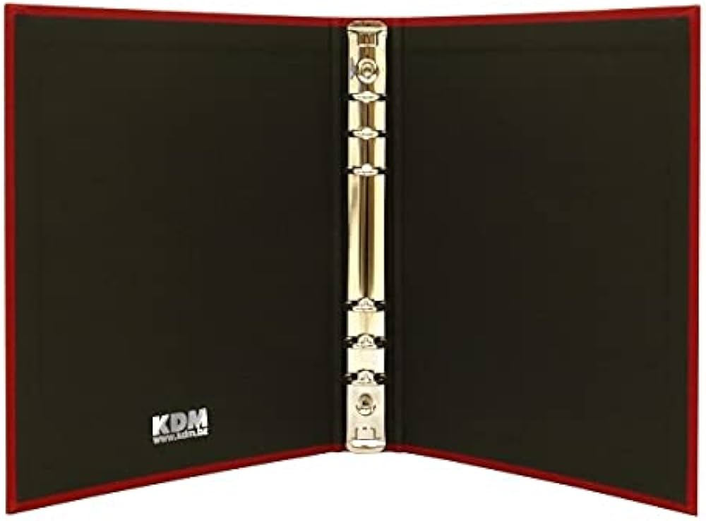 Amazon | KDMオリジナル A5 6穴 システム手帳バインダー 帆布 リング径