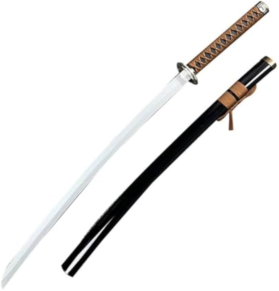 Amazon | WOLKKAM鞘付き木製刀、ビンテージサムライ刀、居合刀、軽量