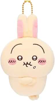 Amazon.co.jp: ちいかわ PUN。マスコット ぬいぐるみ うさぎ : おもちゃ