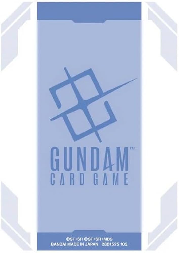 Amazon.co.jp: バンダイ公式ガンダムカードゲームロゴカードスリーブ