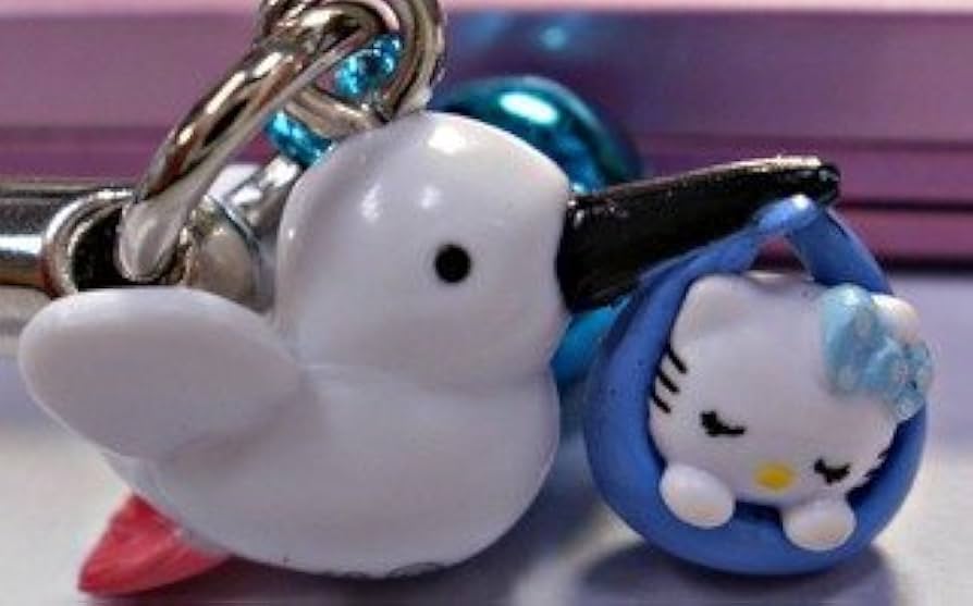 Amazon | ビッグスター ハローキティ こうのとりキティ 根付け