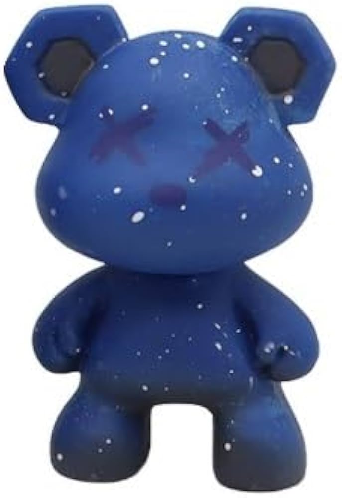 Amazon.co.jp: ユニークな クマのキャラクター フィギュア (ブルー