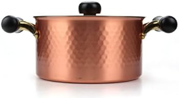 Amazon｜新光金属 両手鍋 素銅 20cm アンティック IH対応鎚目 IH-102