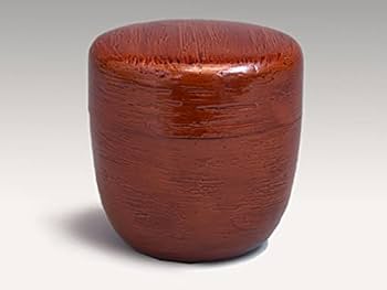 Amazon.co.jp: 田中健智（造）へぎ目中棗 共箱 茶道具 漆工芸 漆芸 日