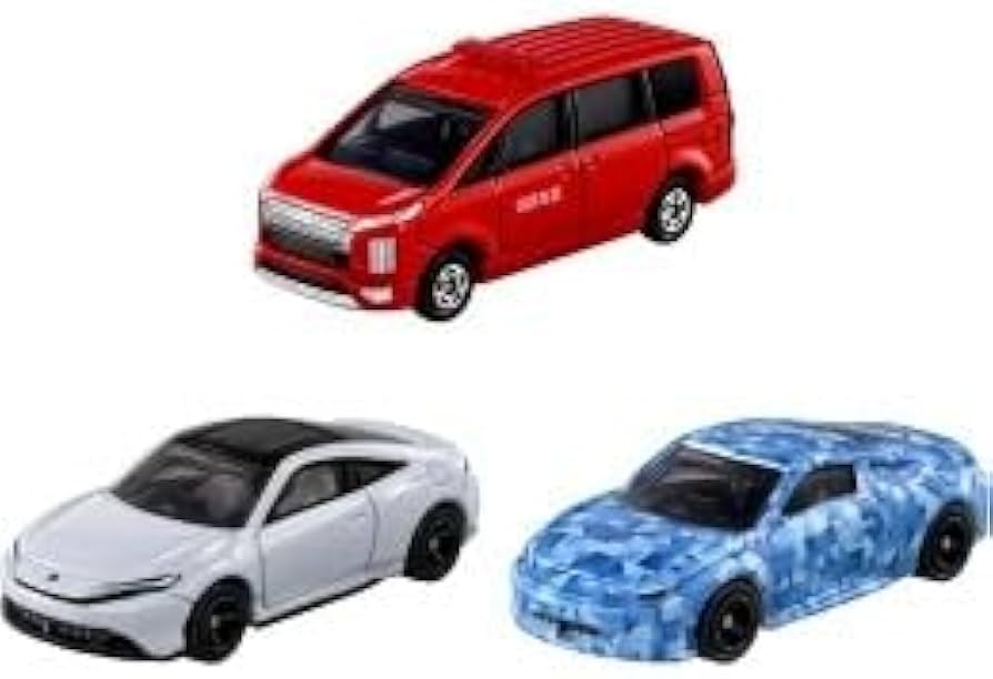 Amazon.co.jp: トミカ 2025年9月 3点セットNo.10 ホンダ プレリュード