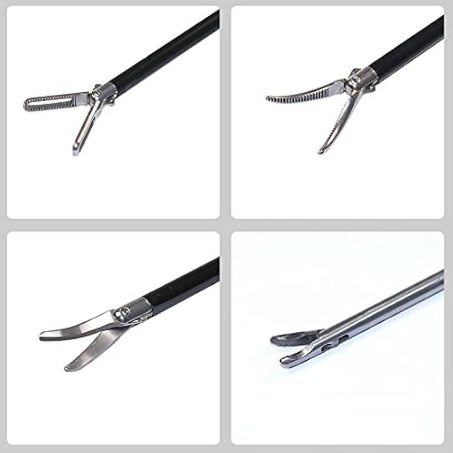 Amazon.co.jp: 腹腔鏡手術の練習の4点セットが訓練用 腹腔鏡把持鉗子