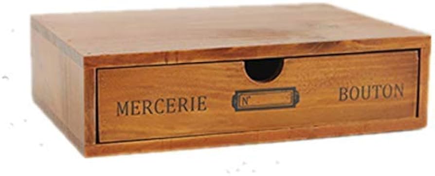 Amazon.co.jp: GETTEER 木製 多機能 卓上収納ボックス 小物入れ 化粧品