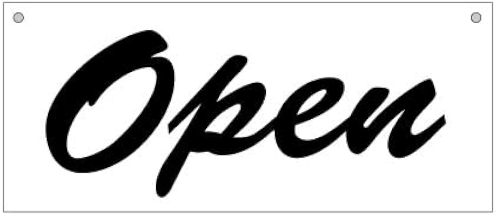 Amazon.co.jp: 【オープンクローズ両面パネル看板・サイズ：幅約35×高