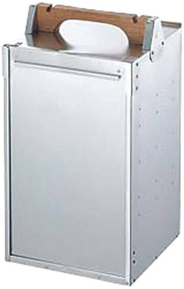 Amazon | アルミ出前箱 縦型 2段 [ 260 x 250 x H220mm ] 【 フロア