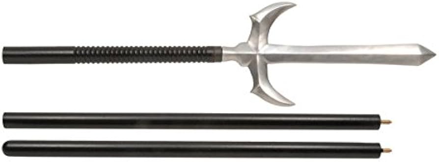 Amazon.co.jp: 模造刀 槍 真田幸村愛用 三代村正鍛 大千鳥十文字槍[zs