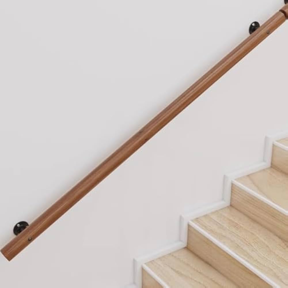 Amazon | Nizzvlo 手すり 木製手すり、手摺、屋内階段用のモダンな階段