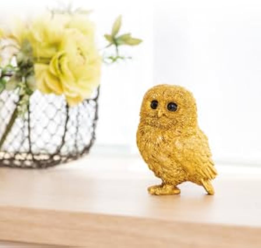 Amazon.com: 横浜わくわく館 Good Luck owl Decor Figurine Japanese