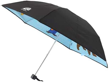 Amazon | ミッキー&フレンズ 折りたたみ傘（晴雨兼用） 実写 黒 日傘